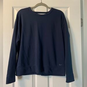 Blue Nike Dri-fit Sweatshirt. Size Medium.